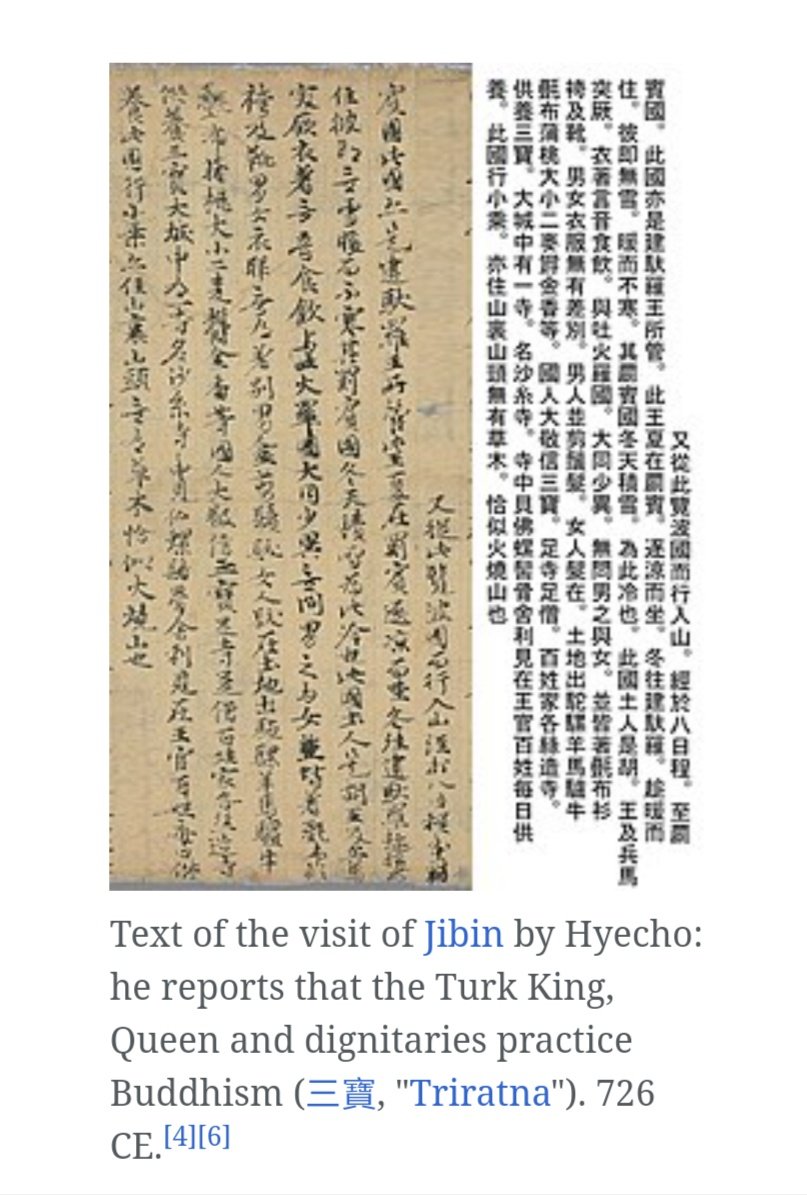 artinchow's tweet photo. #Hyecho,a #Korean #Buddhist monk from Silla,was the 1st Asian to travel across #Asia,from China,Arabia&India,by sea&land&recorded his4yr long journey.His travelogue is regarded as one of the most valuable #travel literature in the world.He studied #Buddhism in Tang dynasty china. https://t.co/zPmppaqGmj