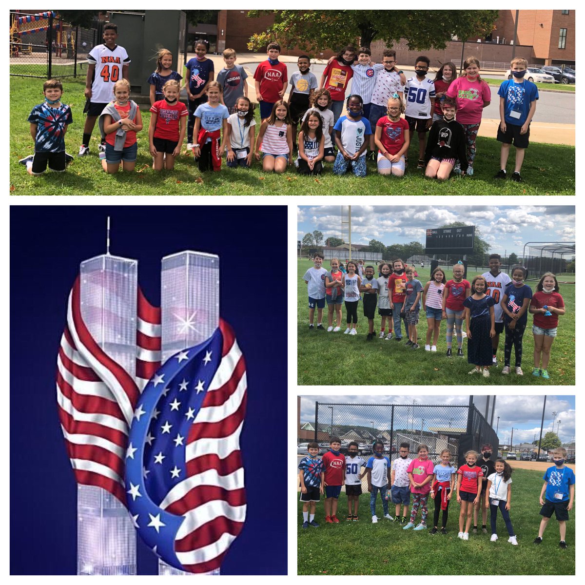 MrsJ4rrah's tweet photo. 🇺🇸9/11- Always in our memory🇺🇸           ❤️🤍💙 https://t.co/VFJUu2kDvb