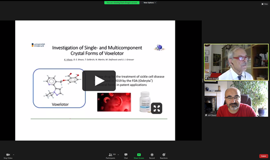 CGD_ACS's tweet photo. Huge congratulations to @vaniandrePT and @weronikakras winners of the @CGD_ACS video presentation awards at Crystal Forms Bologna presented by @bragadario! Amazing way to present your work at a virtual meeting. https://t.co/4jDZoNGpbz
