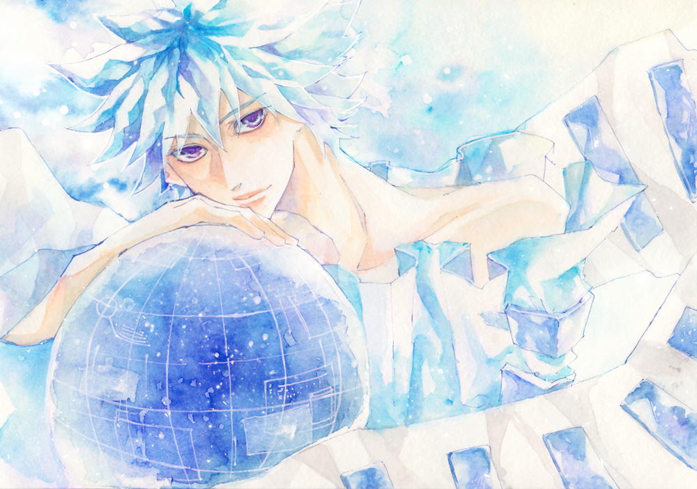 n_asatom's tweet photo. CD-R探したらあった。（震）20年前か…多分初めてデジタル描いた年の普賢くん。（マウス塗り）
そして大人になって描いた（2017年）普賢くんだがこれアナログ。
継続は力なりって言っていいよね・・・20年の割にかもしれないけれど・・・。
十数年前の無双絵をビフォーアフターで描いてみたいな＾ｐ＾ https://t.co/uq8sn3mAfs