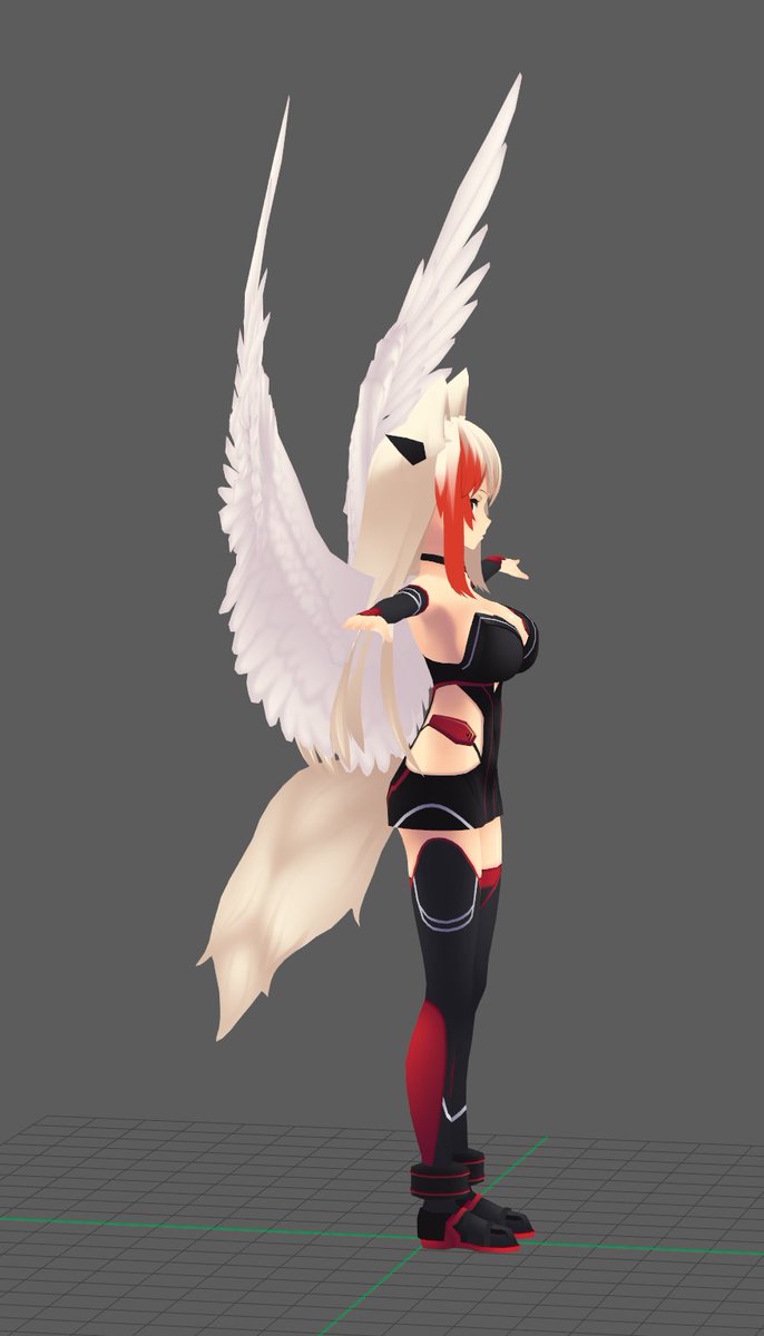 ・うちの子試作品
試作品に翼生えた。
うちの子3D仕上がるの楽しみようへへ……

※無断転載・無断利用お断り
※モデルは個人で制作を依頼したものです
※キャラデザ:狐ノ沢先生
(@TYBAyosizawa)
※モデリング:あいんつ先生
(@einz_zwei)
※無断転載とかお断り 