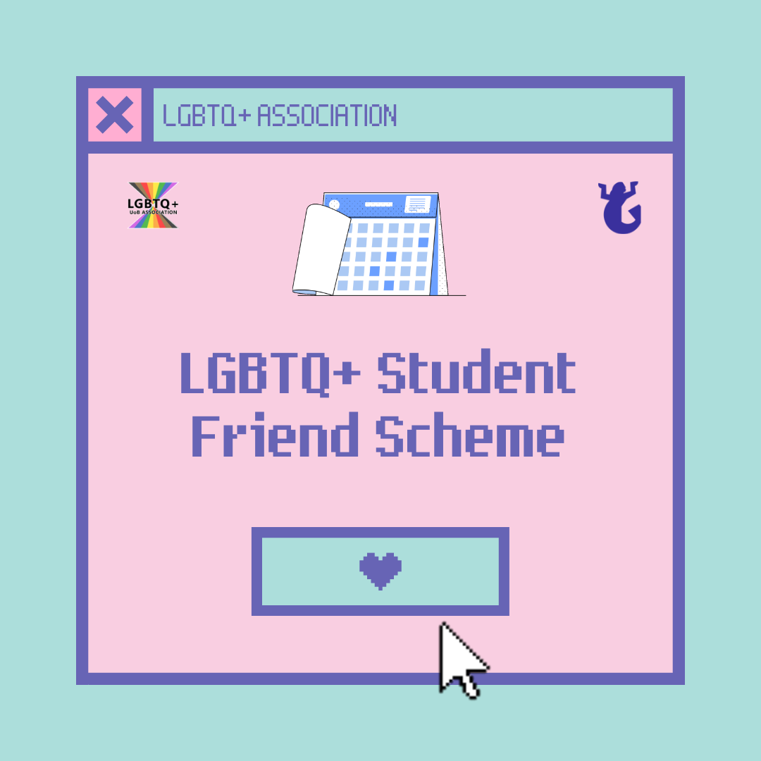 GuildTrans's tweet image. Hi everyone! 

The LGBTQ+ Association is running a LGBTQ+ Students Friend Scheme, which is a fantastic opportunity to make some new friends, or alternatively find a mentor/be a mentor to other students!
You can apply for the scheme here: forms.gle/KPuwoadeg6XUYm…