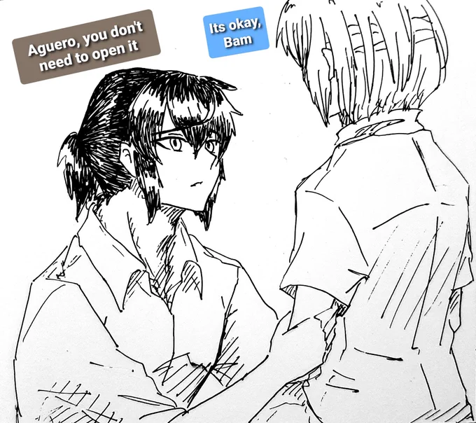 //⚠️ angst, blind!Khun, guilty!Bam, not happened in real story!

(So I repost this, idk this is a post I once post here but I deleted it cuz of some reasons, lmao I hope it doesnt matter now 😌 enjoy)

PART 1/3
.
#repostday #TowerOfGod #tog #bamkhun #khunbam #fanart 