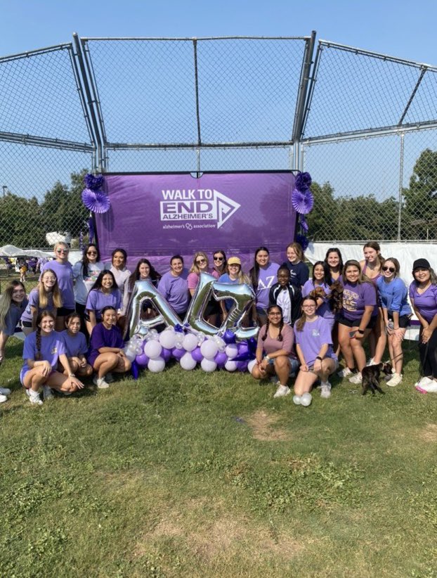 asu_sigmakappa's tweet photo. Thank you to everyone that came to the Walk to End Alzheimer’s! We appreciate it so much!!! 💜together we can #ENDALZ https://t.co/guj9GiuEAK