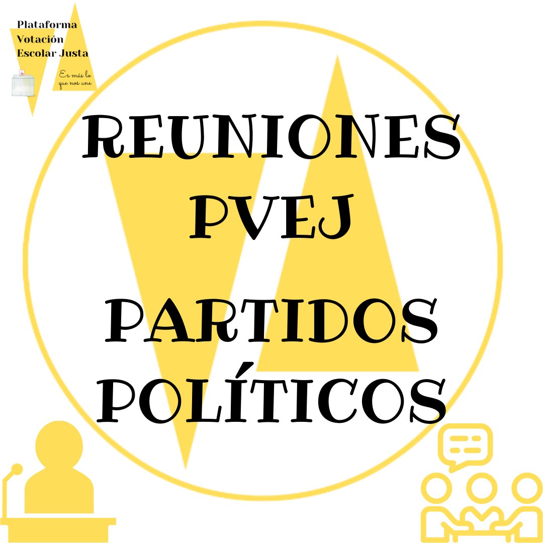 Asociación Plataforma Votación Escolar Justa🟨PVEJ tweet media