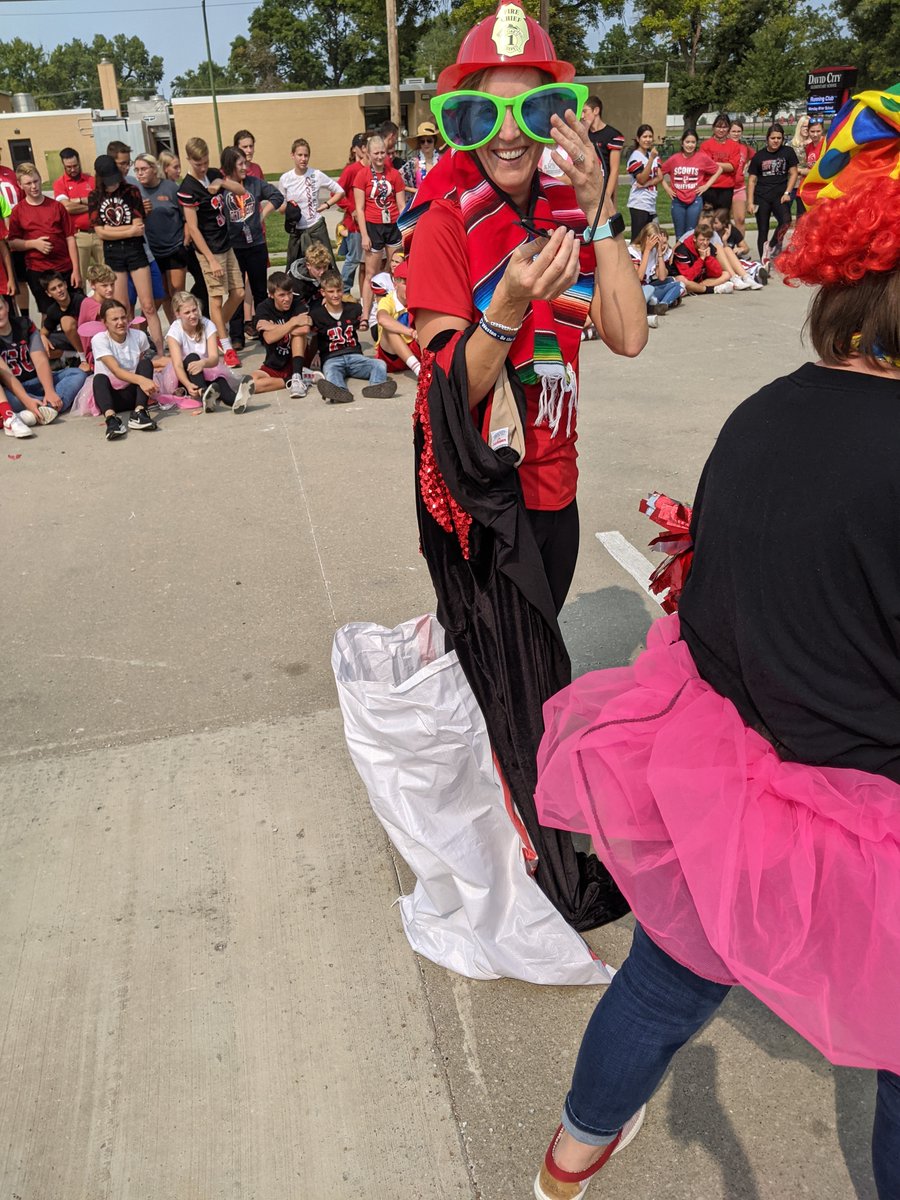 DC_Scouts's tweet photo. Ended Homecoming week with some friendly competition! These Scouts had to find their beat to win each round.  There is still debate on whether the girls or boys won. #wegotthebeat #scoutpower #goscouts https://t.co/1qNezIBFNn