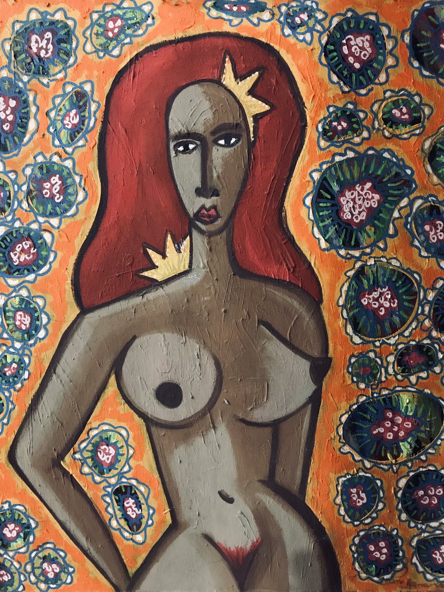 biancabrancoart's tweet image. I love my new iPad, but love even more to paint in a real canvas…