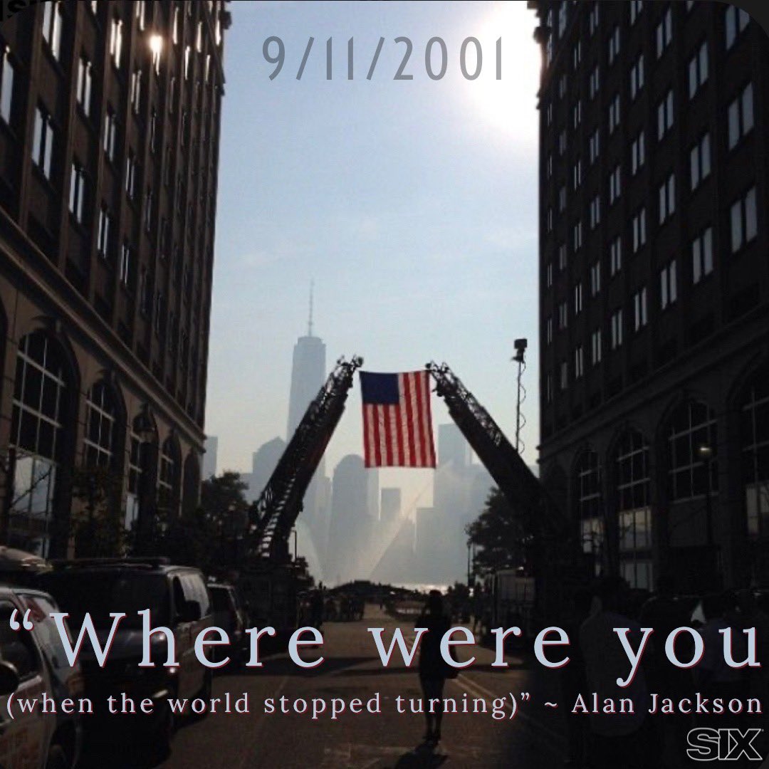 sixvocalgroup's tweet photo. 🇺🇸Never forget. #911memorial  #wtc #SIXshow #grateful #heroes ❤️💛💚💜💙#teal   Where were you? https://t.co/1AsaGo74gY
