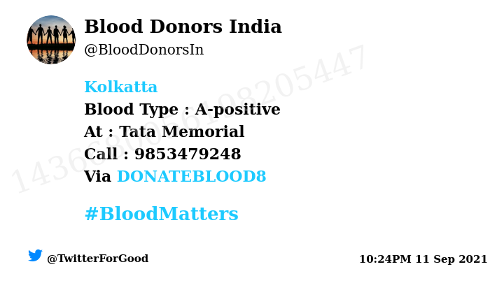 Blood Donors India tweet media