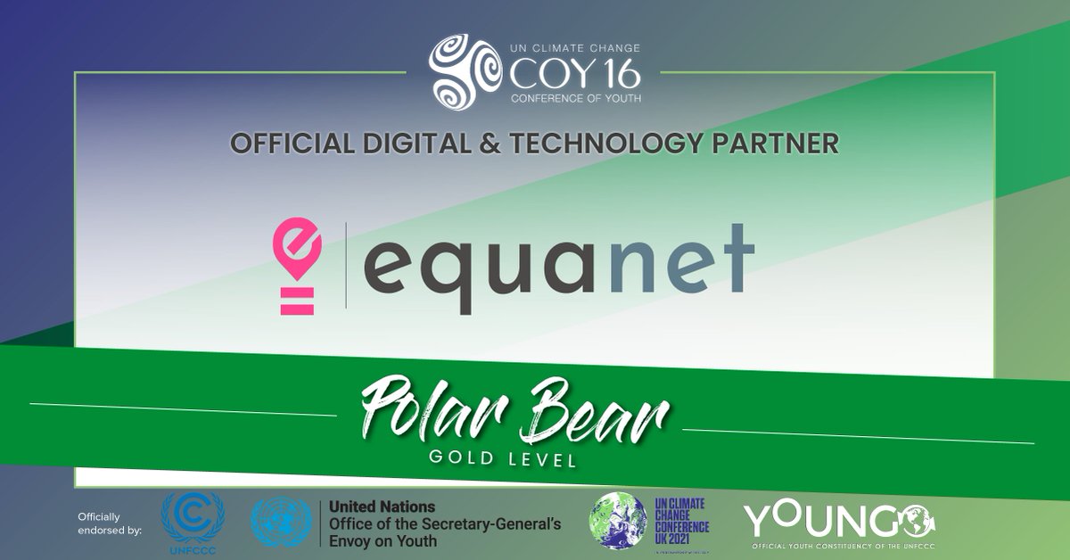coy16glasgow's tweet photo. We are partnering with Equanet!

We are proud to announce Equanet as our official Digital Partner for COY16.

Visit them at https://t.co/EhOeUfjSNk and find out what they are all about!

#UnifyingForChange https://t.co/dxof8nS7qy