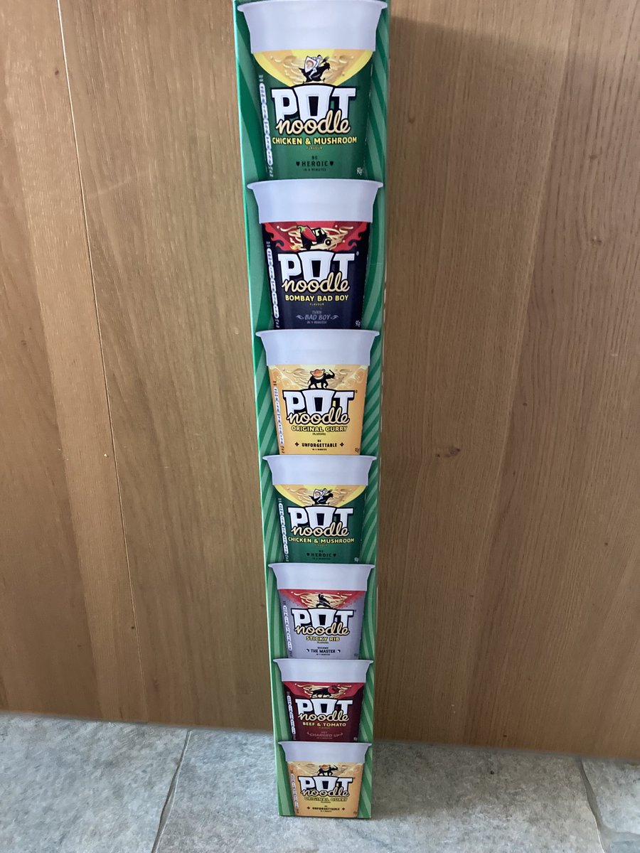 Pots o’ noodle
