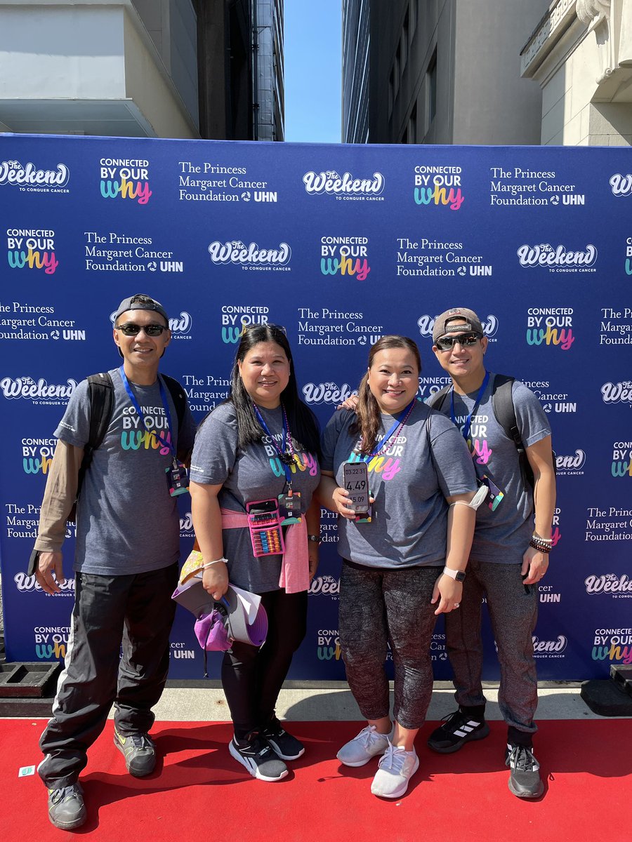 gelalivio's tweet photo. We did it! 🎉👏🏼👍🏼😃🙌 #15km #WeekendToConquer @thePMCF @weekend2conquer @pmcancercentre @UHN @RadMedPM #radiantwalkers team 🙌 https://t.co/yfBdcnpNyd