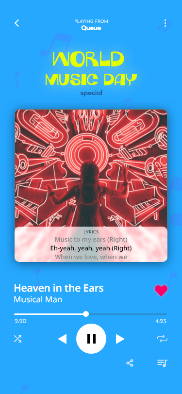 Clime_Social's tweet photo. #DailyUI 009: MUSIC PLAYER
what if the Music Players switch themes based on the occasion/event, it would be so cool right!
#webdesigner #UI #graphicdesign #Graphic_Designer 
#graphicdesign https://t.co/Jdff3wHpmq