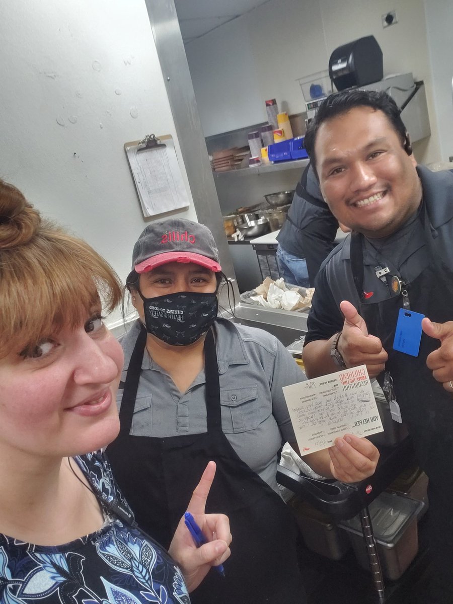callcornercat's tweet photo. Welcome to @Chilis #buffedup💪
CHEERS to our OuTsTaNdInG HOH!! Maria and Vladimir really take pride in being the best they can and doing their part to better our restaurant!
😺🌶💙
#ONETEAM #TeamEstrada #chilislove #culture https://t.co/pHcleDLXOT