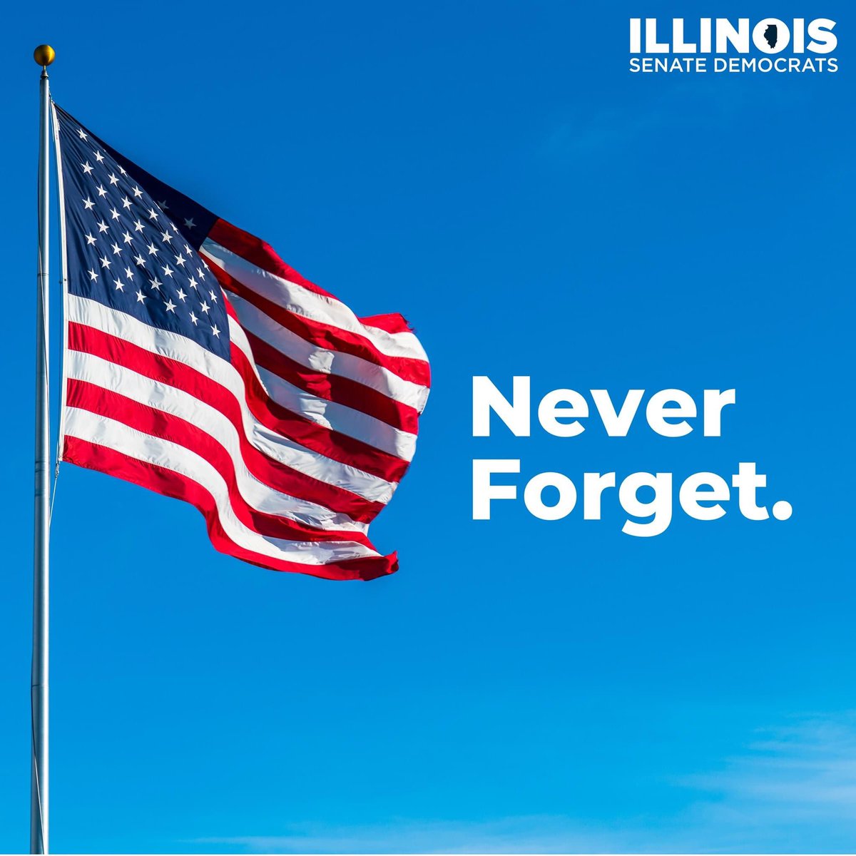 MelindaForIL's tweet photo. Twenty years have gone by, but the memory of this horrific day will always be front and center in our hearts and minds. #WeRemember https://t.co/Cg7vVz2i2A