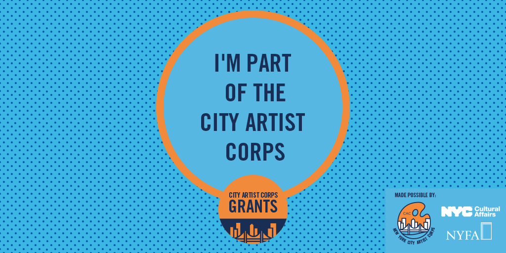 artofmelush's tweet photo. I’m thrilled to share that I’m officially part of the #CityArtistCorps! Thanks to @nyfacurrent,
@NYCulture, @MadeinNY, & @QueensTheatre for this $5,000 grant--I’m looking forward to
sharing my work with you Oct. Info coming soon. #artofmelush #productionmode https://t.co/VEJJOEodMO
