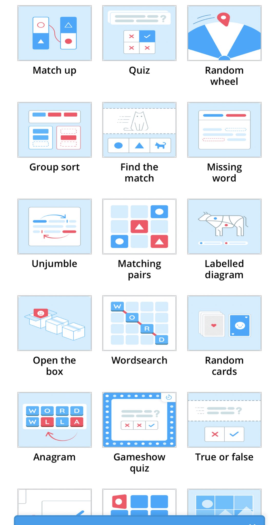 Wordwall template gameshow quiz 