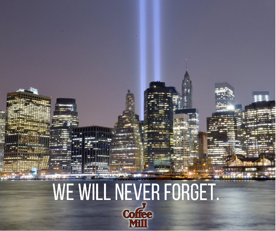 coffeemilling's tweet photo. Honoring the lives lost and the sacrifices made by our brave first responders. 
#neverforget #september11 https://t.co/WOEk44XmON