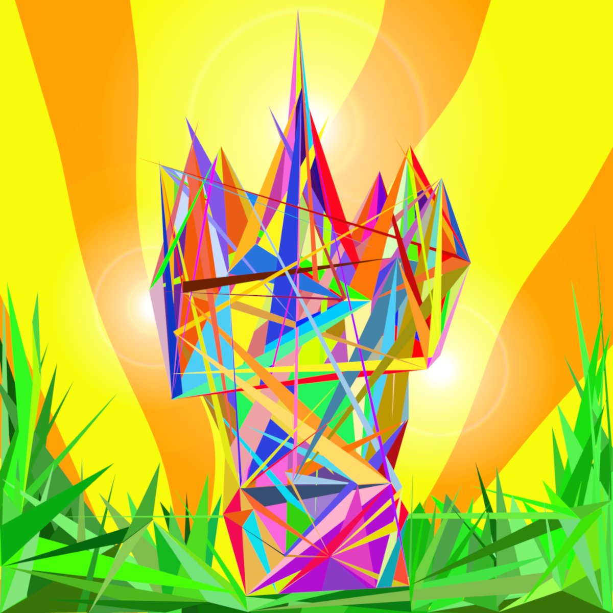 New abstract artwork "Enchanted tower" just published.
(Just 0.5 Eth, оne copy only)
opensea.io/assets/0x495f9…