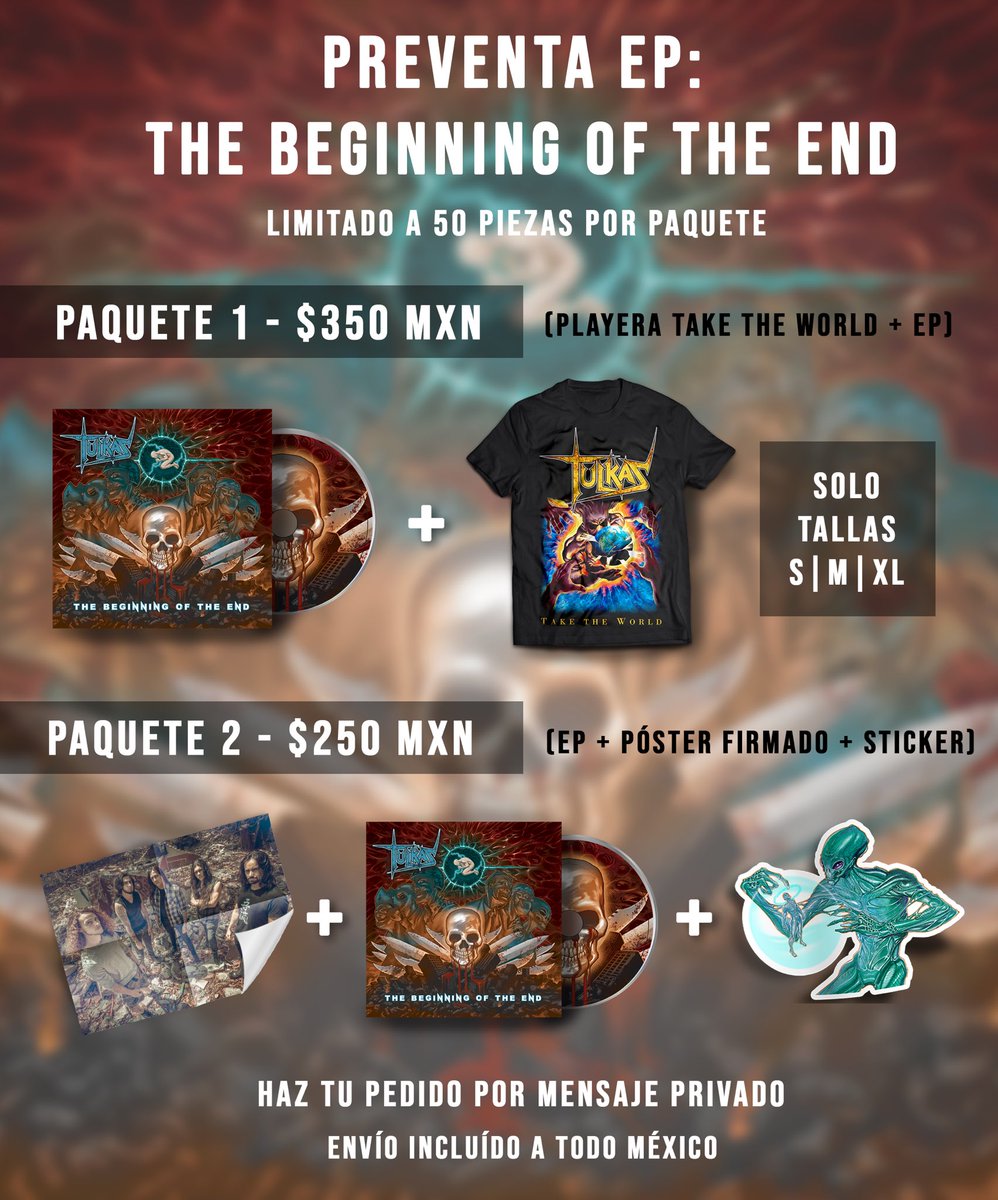 Ya pueden pedir sus preventas con merch exclusiva!