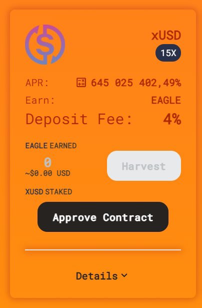 el_obino's tweet photo. Here’s upcoming yield farm on #avax which listed @xDollarFi $xUSD as one of @AvaxEagle pool with 4% deposit. More use cases of xUSD is coming to @avalancheavax! DYOR and risk management
$XDO #XDOR
for more 👇
https://t.co/wedagP9sk7
 https://t.co/mvt07o9rPS 
#cryptocurrecy https://t.co/MEFgzFc71K