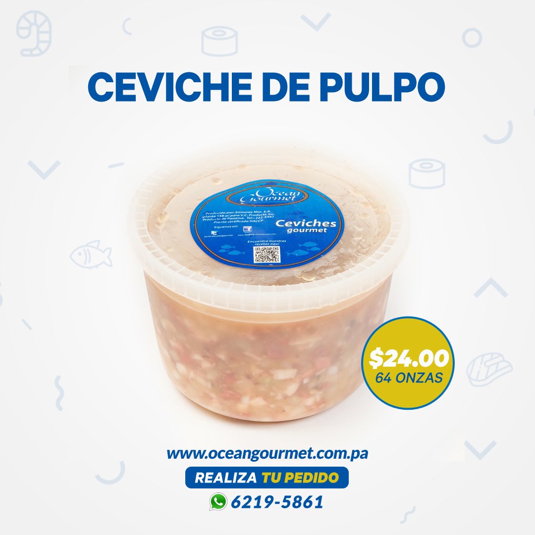 OceanGourmet's tweet photo. ¿Están listos para el fin de semana? ¿Ya probaron todos nuestros ceviches? 🤩 

Disfruta nuestro ceviche de pulpo 🐙 en sus diferentes presentaciones. 

Haz tu pedido en nuestro sitio web: https://t.co/m8YOZxlVxT, por las apps de ASAP o PedidosYa o vía whatsapp al: 6219-5861. https://t.co/CIEIZfdbSR