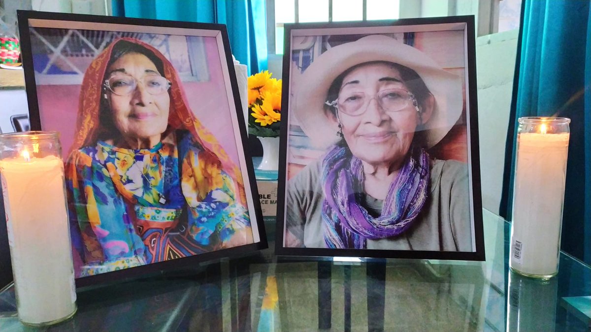 Manigueuigdi's tweet photo. Edilma de Stanley, mi querida Madre ha fallecido en el día de ayer, viernes 10 de septiembre. Militante, combativa, solidaria con Cuba, antimperialista, visitó decenas de países por la lucha de los Pueblos Indígenas https://t.co/FCq8SdIMpi