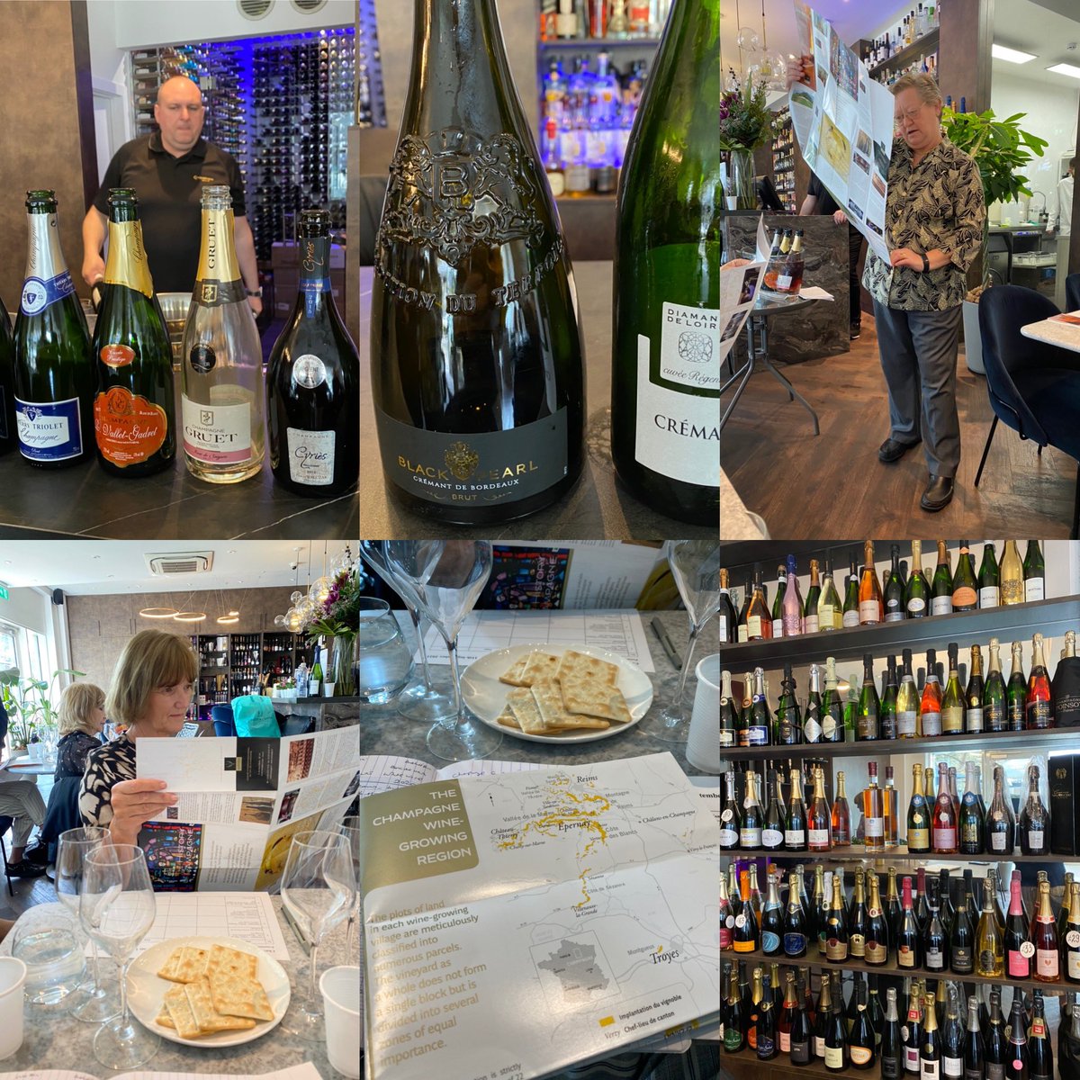 Excellent Champagne tasting at #champagneroute run by @VivienneFranks.  Such a treat to taste so many different styles from zero dosage to Saignee Rose and 2015 Vintage via Classic Cuvee NV and Blanc de Blancs.  @AssocWineEd @CircleofWine