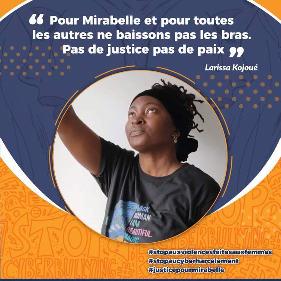 rose_tande's tweet photo. Le silence tue ! Alors nous continuerons de crier pour le respect de nos droits et obtenir justice !
We won’t remain silent!
#JusticePourMirabelle #JusticeforMirabelle 
#Stopviolencesagainstwomen https://t.co/nxn1XAjYHl