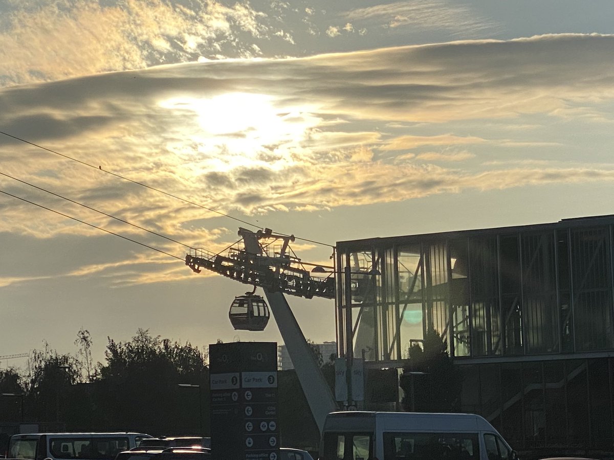 Caleb_Geo's tweet image. North Greenwich morning