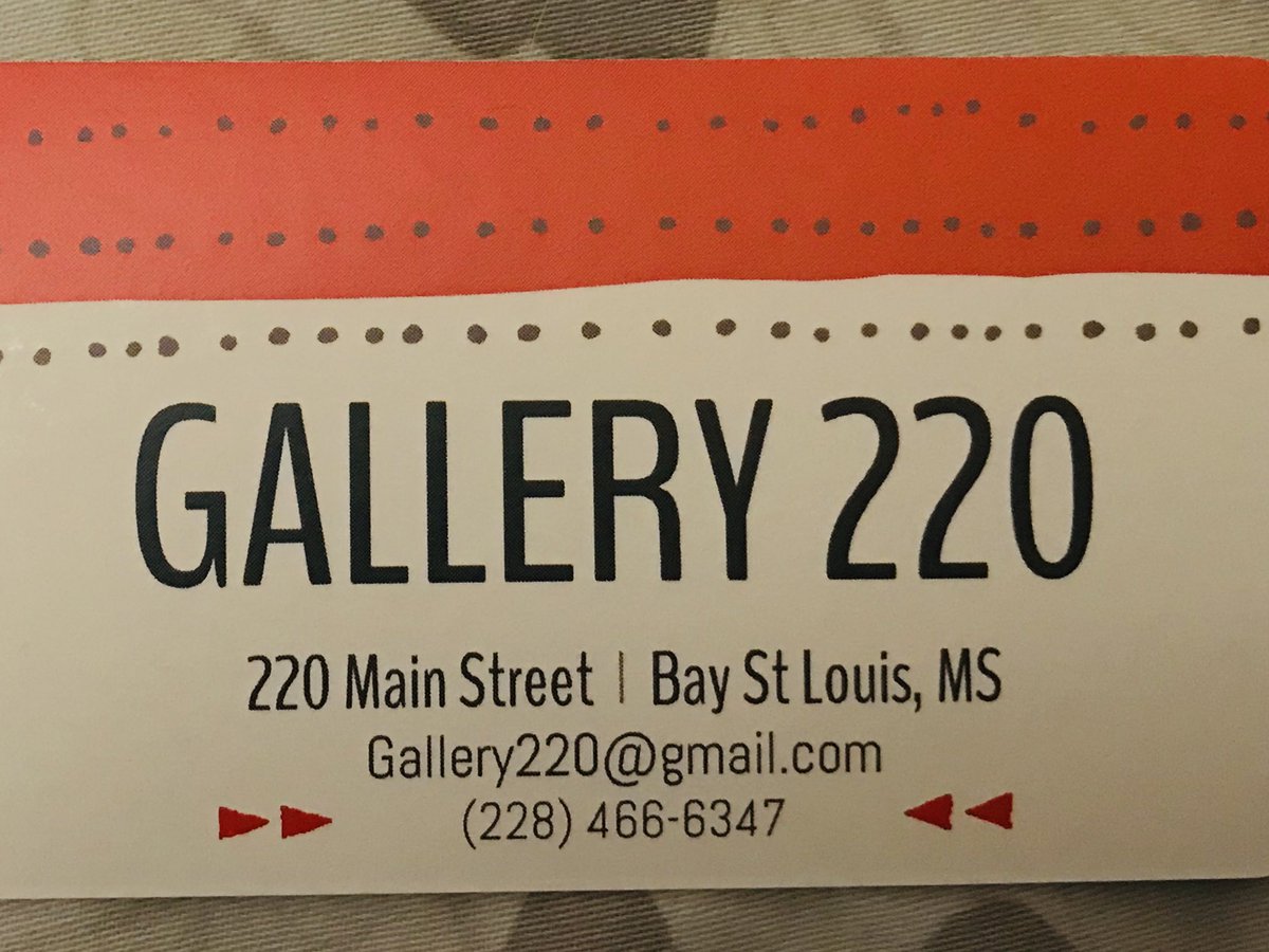Serenasierra's tweet photo. It’s 2nd sat artwalk in the Bay - at Bay St Louis MS.
So come on down/in.
Shops open late til 7pm.

#artwalk #2ndsatartwalk #mainst #gallery220 #220mainstbsl #bslms #baystlouisms https://t.co/Jy5washrBM