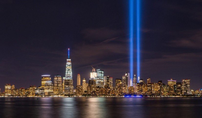 I still remember seeing the ashes and smoke in my backyard 20 years ago. It was a tragic day that will always be remembered. Thoughts and prayers go out to the people who lost their loved ones. We will never forget 🙏🏻 🇺🇸