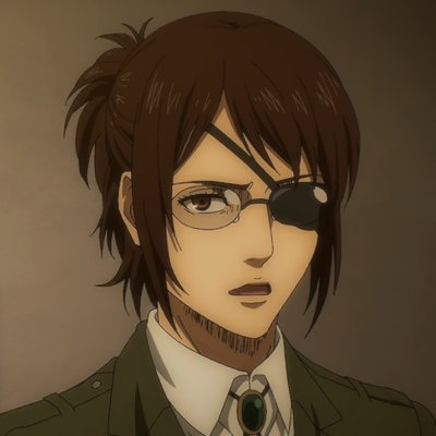 hange zoe from attack on titan a nonbinary lesbian (canon nonbinary)
