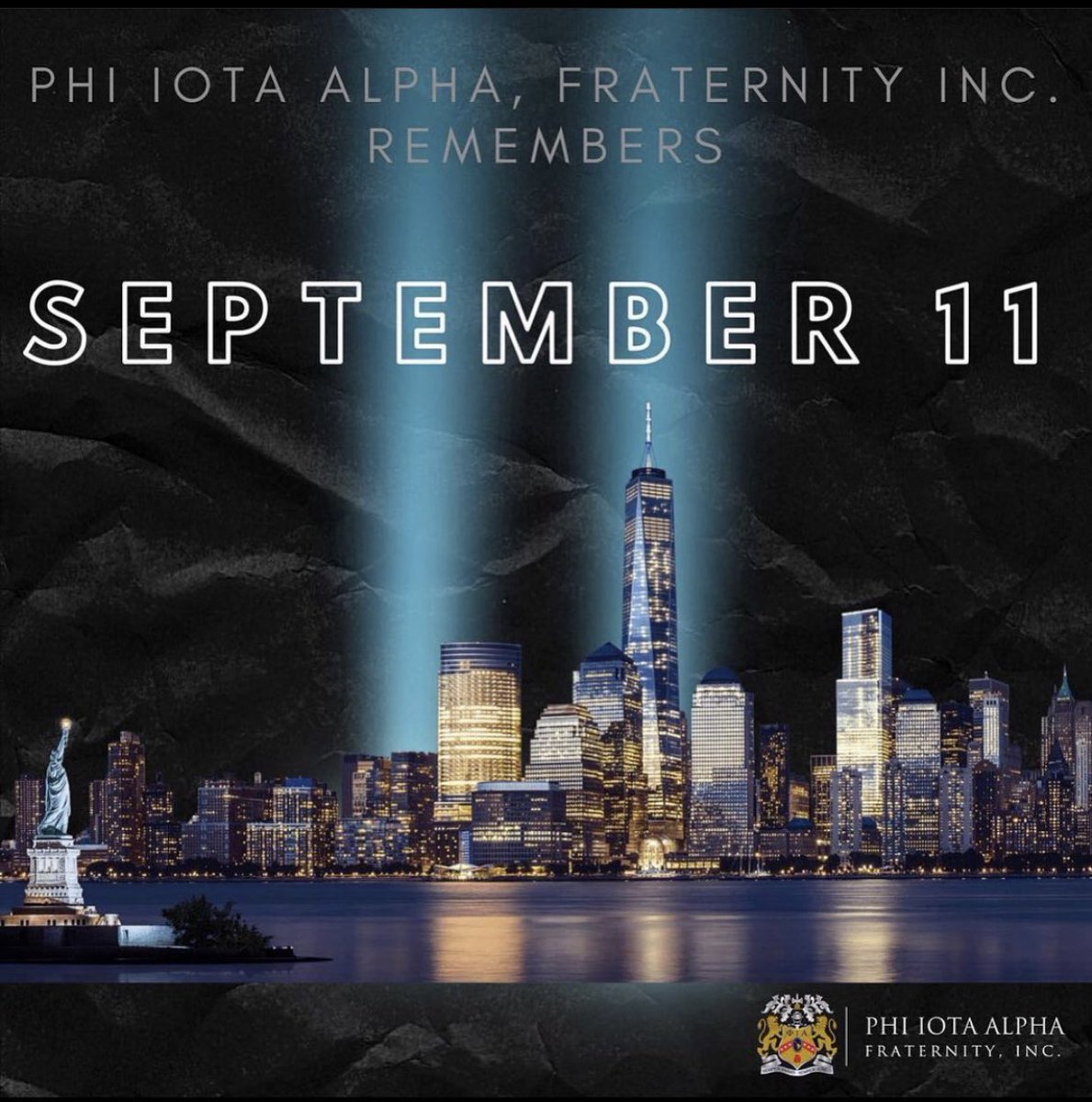 Today marks 20 years since a historic tragedy occurred. The day that would impact the lives of many across the world and a day that we will never forget. A day of remembrance for those that lost their lives, and those who gave their lives. We Remember. #NeverForget911