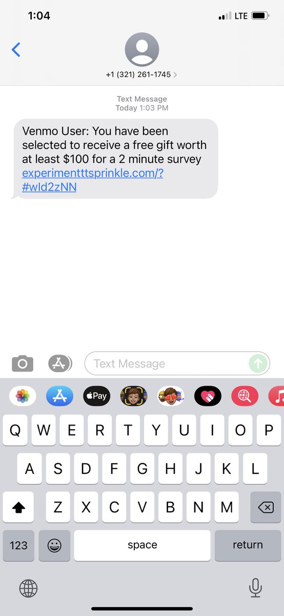 ellen_polak's tweet photo. @Venmo I would love for this to be real but want to ask you instead of clicking on a link that’s almost certainly a scam. My venmo is Ellen-Polak https://t.co/mlWAM7kQqq