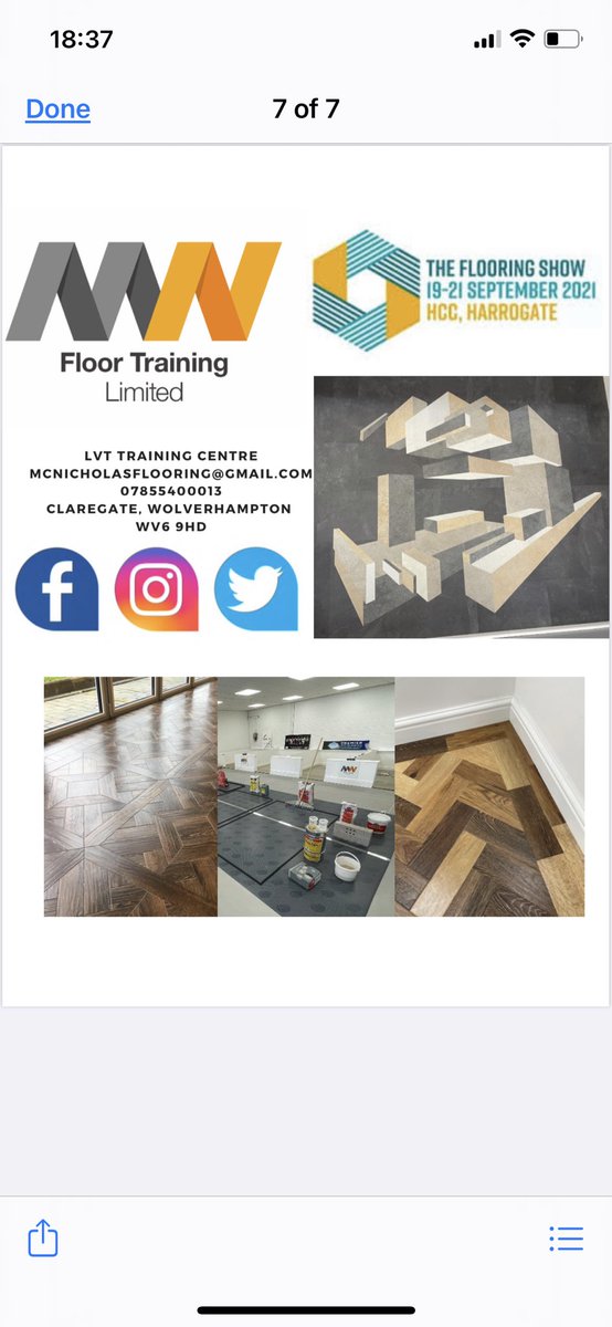 I’m really looking forward to next weekend. I have been asked by @theflooringshow to create floor art. I will be doing numerous pieces live at the show. I will also be running a competition over the 3 days to win a tool bundle &amp; a free course. #flooring #lvt #lvtflooring