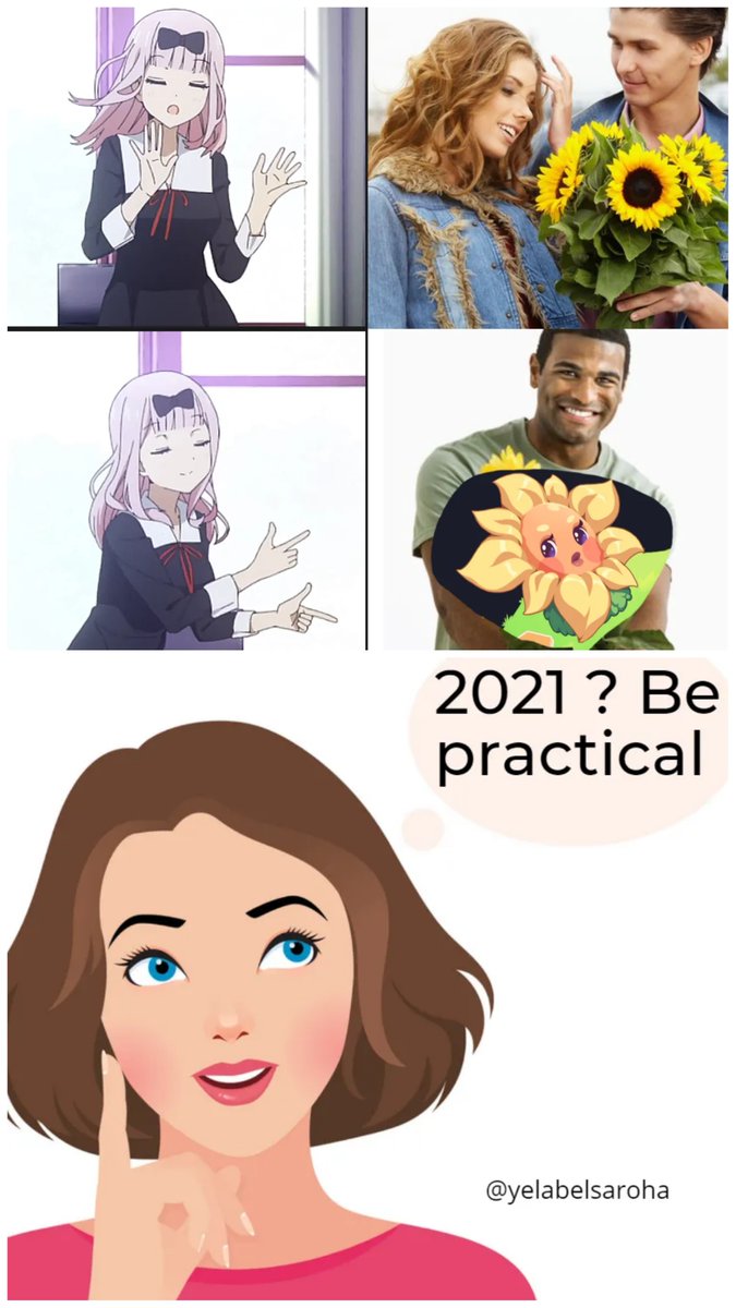 yelabelsaroha's tweet photo. Be practical, it's 2021 already!
#PlantVsUndead #MemeContest #PVUmemecontent #PVU $PVU #PlayToEarn #PVUPH @vs_nft https://t.co/8leX1w6OUm