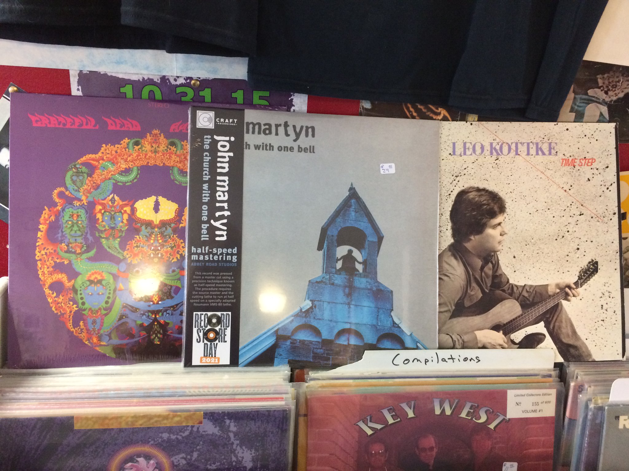 Happy Birthday to Mickey Hart of the Grateful Dead, the late John Martyn & Leo Kottke 