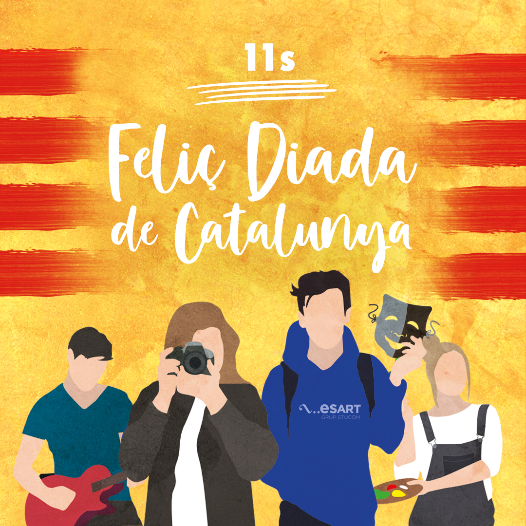 Des d'Esart volem desitjar-vos una Feliç Diada Nacional de Catalunya! 💛