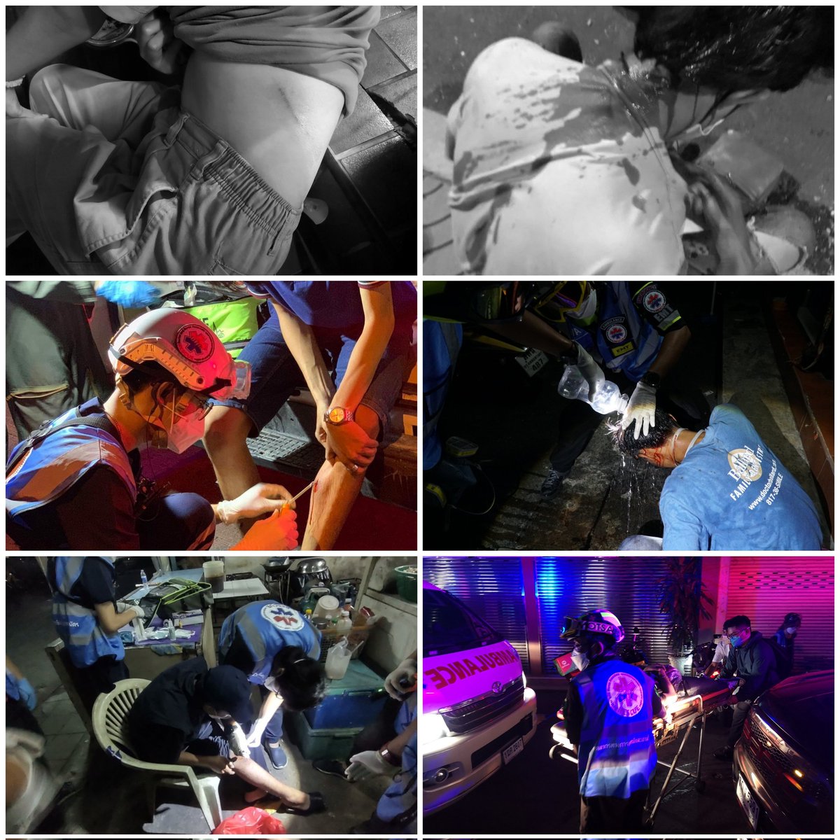 VolunteerMedTH's tweet photo. ประมวลภาพการช่วยเหลือผู้ที่ได้รับบาดเจ็บบางส่วนเท่านั่น
ทีม DNA พร้อมช่วยเหลือทุกๆคน
#ม็อบ11กันยา #ทะลุแก๊ส #ทะลุแก็ส https://t.co/sWd2LqlPHR