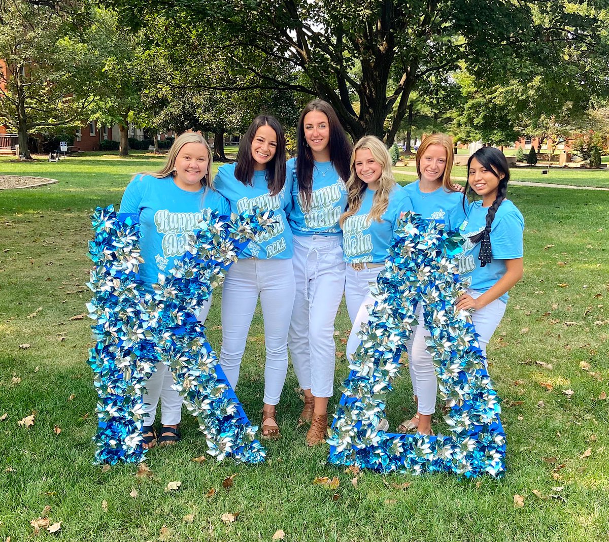PCAA &amp; Girl Scouts have our heart! 💙🤍💚 Our chapter is very passionate about our two philanthropies and getting to share them both with our PNMs this morning was a dream! ✨ #kappadelta #kdbcia #goconfidently #gogreek #pcaa #preventchildabuseamerica #girlscouts #philanthropy