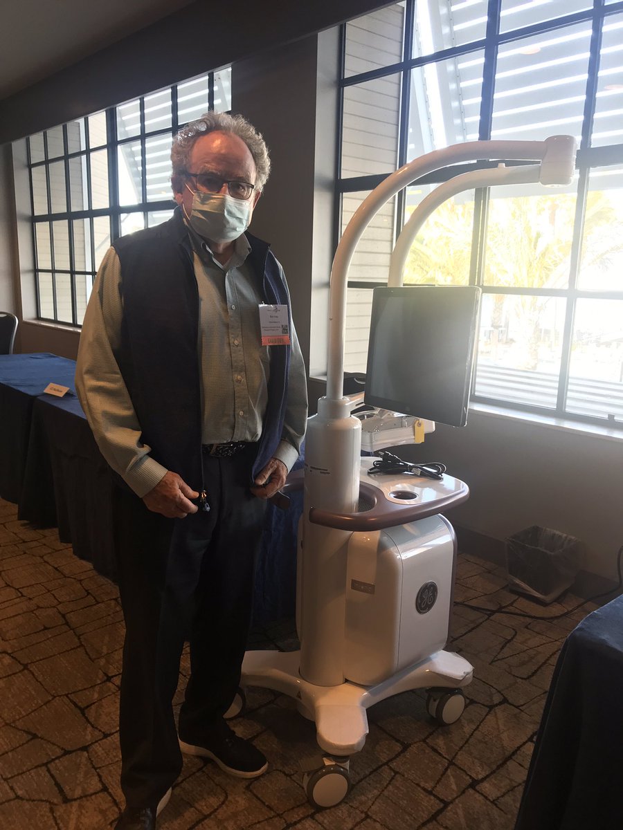 QViewMedical's tweet photo. Nice looking 👀 #ABUS Machine @GoyenM here with @GEHealthcare in San Diego @worldclasscme “Optimizing An Automated Breast Ultrasound Program” discussing Ai in breast screening! Great combination to help save lives via screening! #Ai #ultrasound #qvcad #medtech #ge https://t.co/WxT64I3giZ