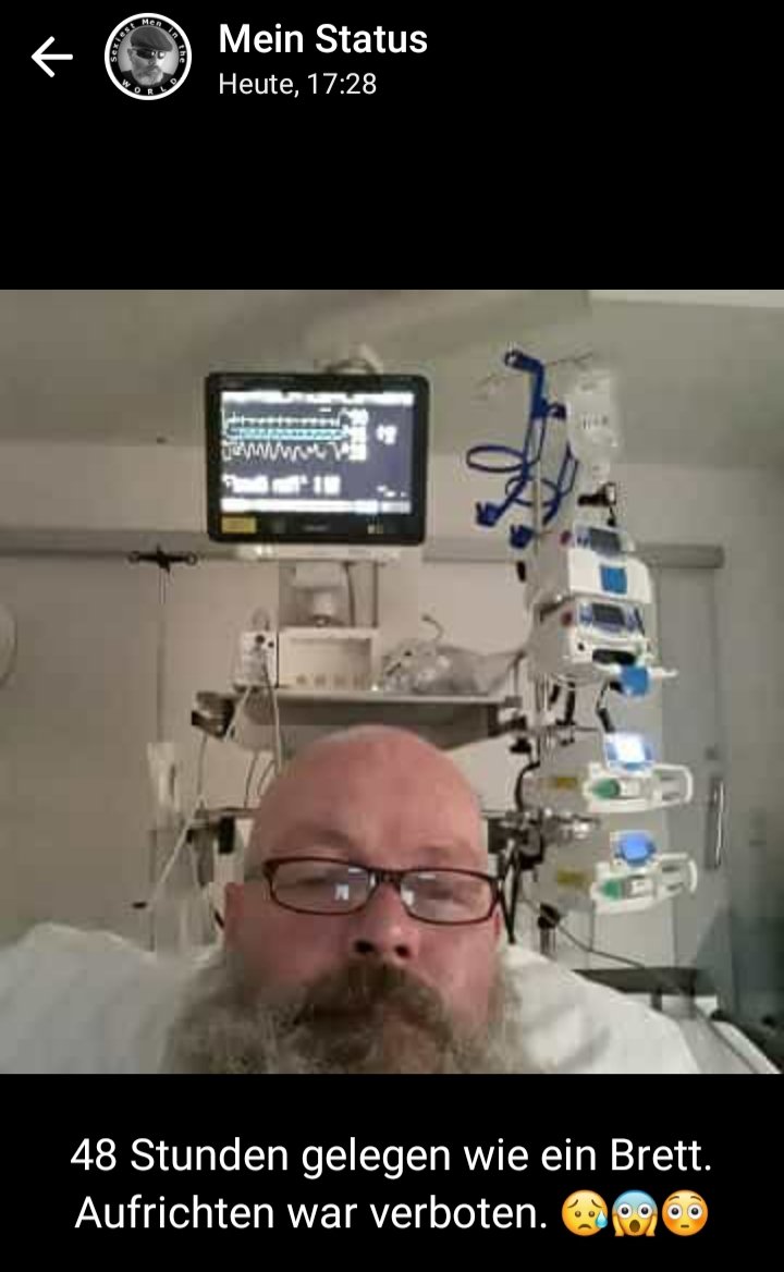 Hab im WhatsApp Status geschrieben, dass ich vom Krankenhaus wieder Zuhause bin. Über 30 haben das gesehen, kein einziger hat was geantwortet. 😥 Freunde sind das wohl nicht.🤦‍♂️