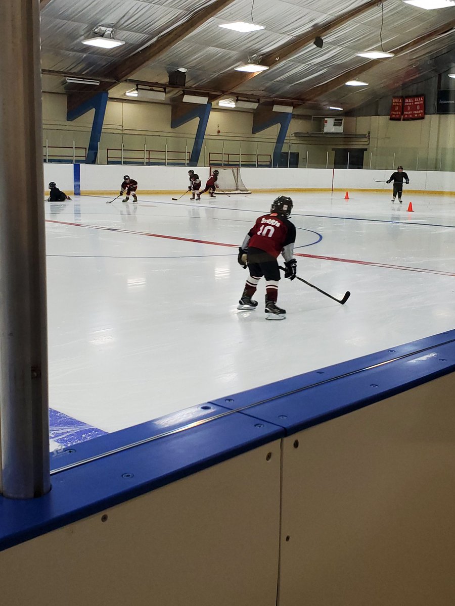 Back on the ice.  Austin #10 is ready to go
