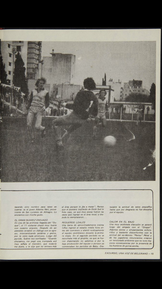 pincha_excursio's tweet photo. #ExcursioUnaVozdeBelgrano

Nro 32 / Junio 1981

@gblackok @excursio1910 @porexcursio @Ascenso94 @ExcursioRetro

Empate contra el @ElDockeOficial , partido dirigido por el nefasto Pasturenzi https://t.co/fD4CGQd7BI