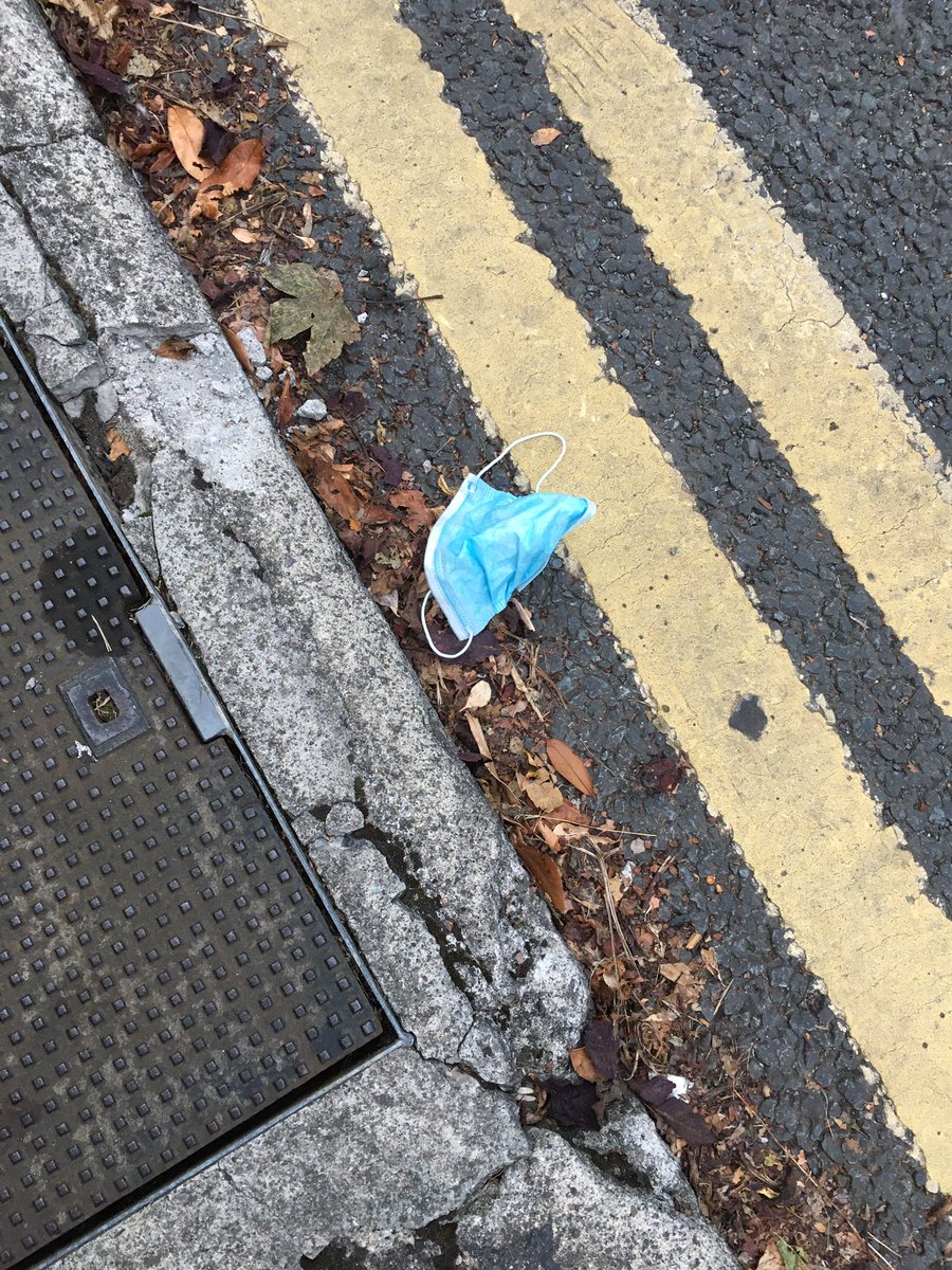 Why can’t people simply put their masks in bins?