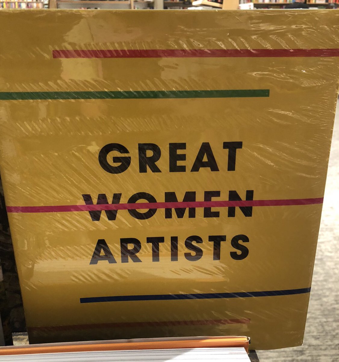 KrisCeesToExist's tweet photo. QUESTION: Why is the word WOMEN crossed out on this book I spotted at Barnes &amp; Noble… https://t.co/oHLn85Fswm