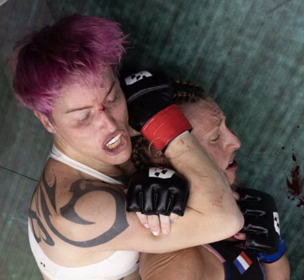 CarreAndi's tweet photo. When a man is “accepted as a woman” his violence can be given free rein and called sport 🤬🤬🤬 https://t.co/v8w8fYm65G