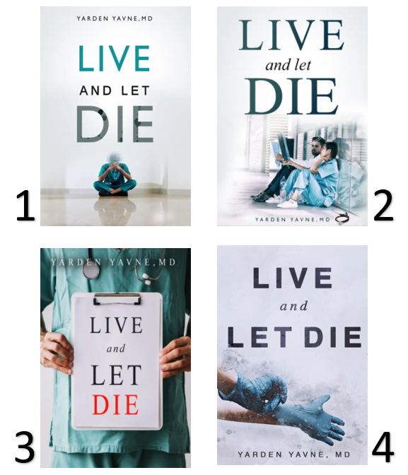 YYavne's tweet photo. Hey everyone! Would love your help deciding on the perfect cover for my medical drama 🙏 Which cover would you pick up?
Contemporary fiction about the difficult issues facing healthcare workers in our overburdened health system 
#WritingCommunity #MedStudentTwitter https://t.co/shwDMKYoks