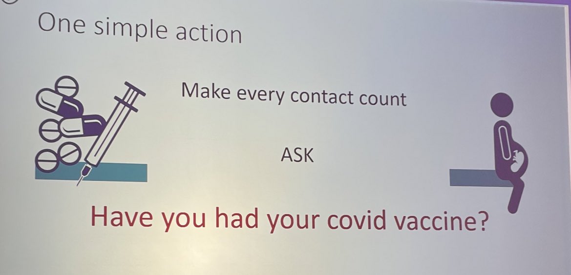 Stark evidence <a href="/NPEU_UKOSS/">UKOSS</a> (recent interim data) that for pregnant women admitted with COVID-19 the risks can be profound for both mum &amp; baby. Midwives we have a duty of care to ensure that women are being informed of the latest evidence &amp; data. Vaccination is recommended for all